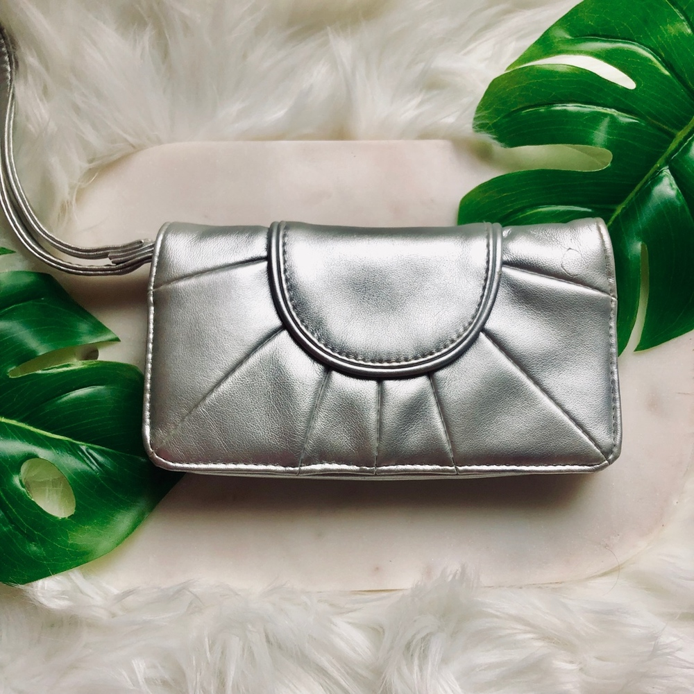 silver clutch wristlet – prom / wedding